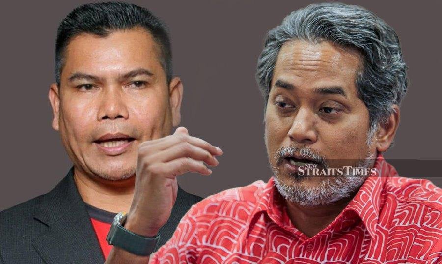 Umno’s Datuk Seri Jamal Md Yunos (left) has failed in his bid to set aside a defamation suit filed by Khairy Jamaluddin. NSTP file pic
