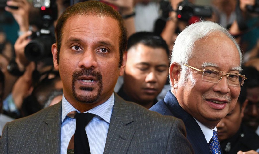Bukit Gelugor member of Parliament Ramkarpal Singh (left) has declined former prime minister Datuk Seri Najib Razak’s (right) challenge to a debate on the latter’s reduced jail sentence, describing it as futile. - File pic