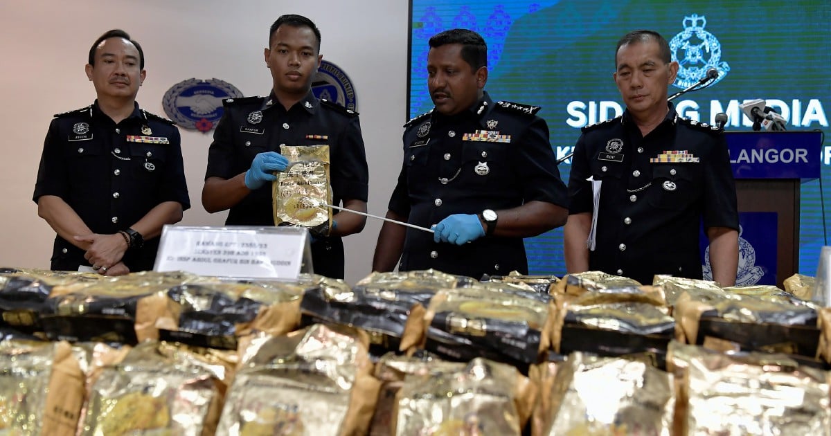 Selangor Police Nab Duo, Seize Drugs Worth RM14.9 Million | New Straits ...