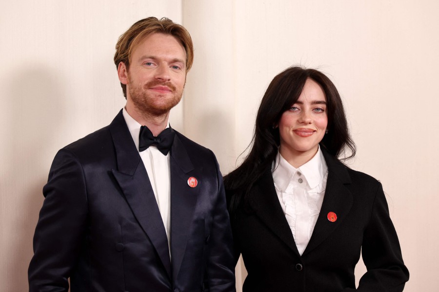  (L-R) Finneas O'Connell and Billie Eilish attend the 96th Annual Academy Awards in Hollywood, California. The duo clinched the Best original song - “What Was I Made For?” from the “Barbie” soundtrack. - AFP PIC