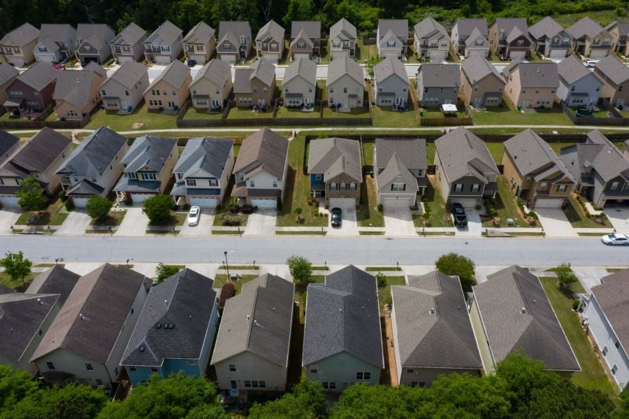 Residential homes in Lithonia, Georgia. Bloomberg/Photo