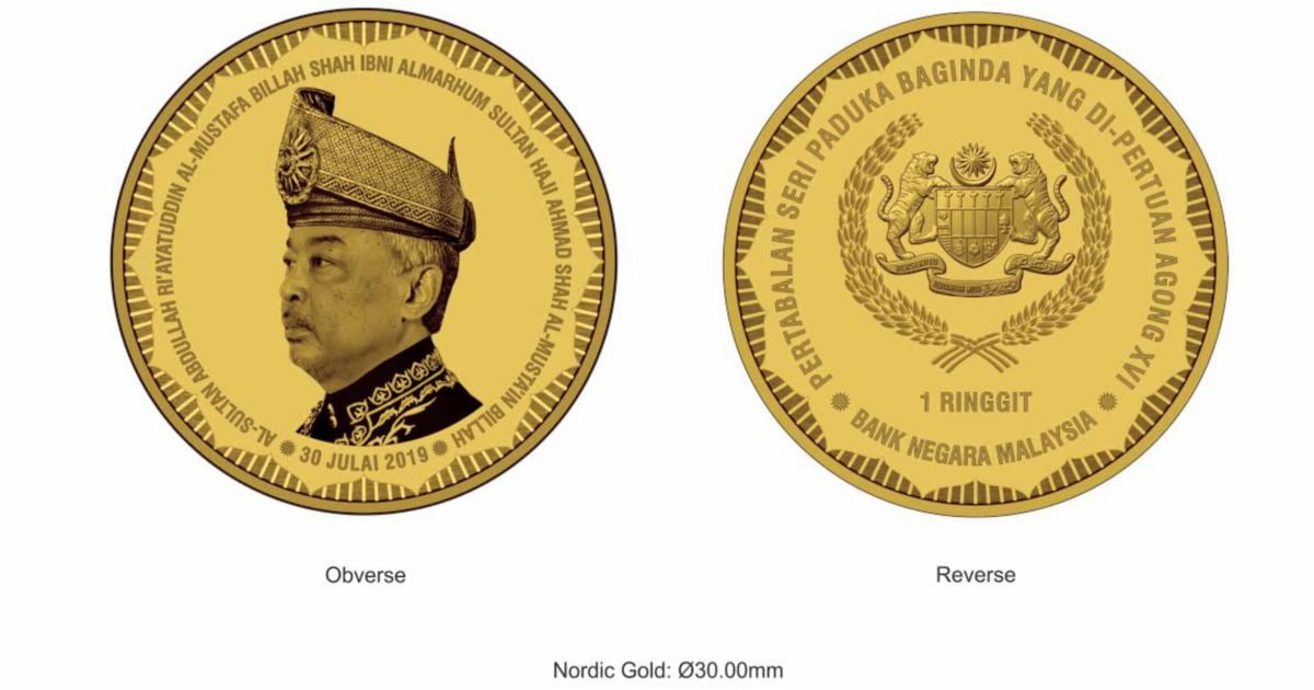 Bank Negara Issues Commemorative Coins In Conjunction With Agong ...