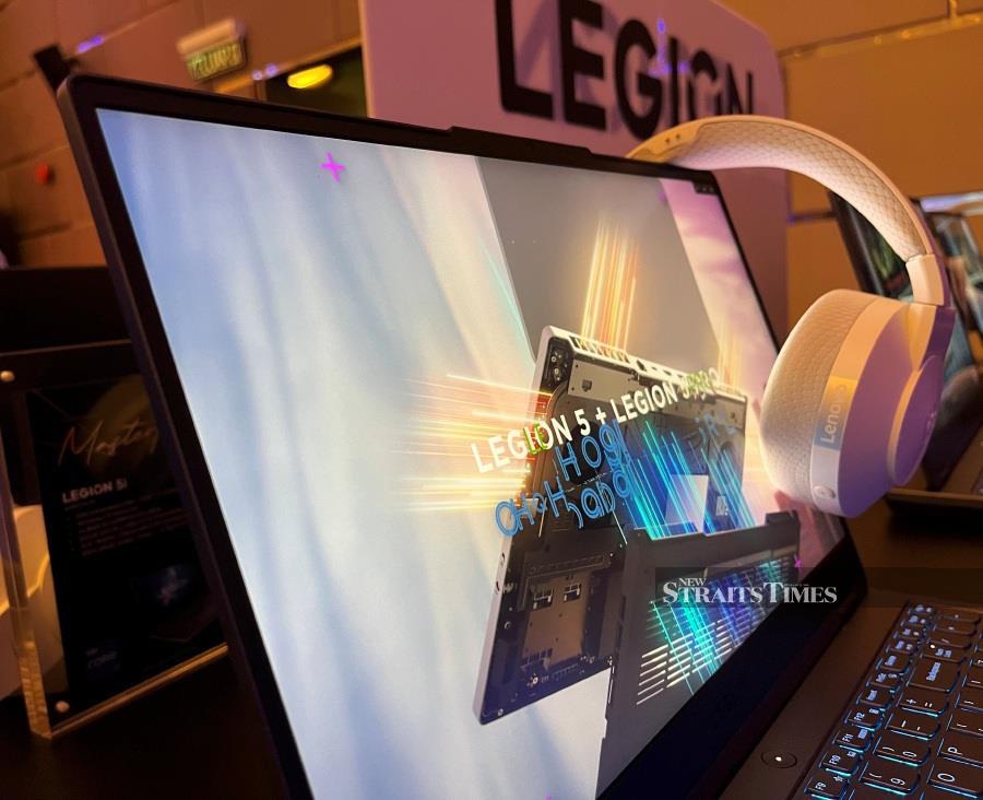 Narrow borders on the Lenovo Legion 5 Pro series allow for 90 per cent screen-to-body ratio.