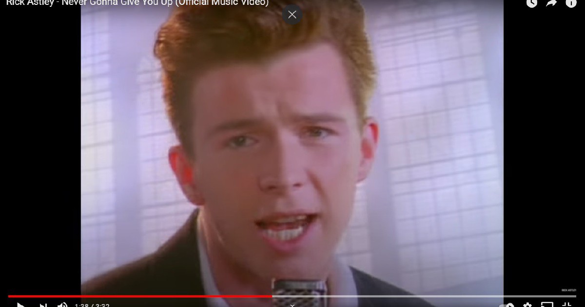 #TECH: How Rick Astley breaks the internet with 'Never Gonna Give You ...
