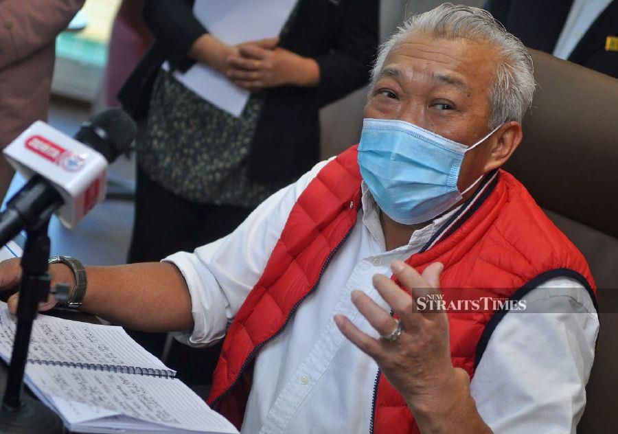 Deputy Chief Minister and state Works Minister Datuk Seri Bung Moktar Radin said the plants are often closed, even during the rainy season, as river water turbidity gets too high. - NSTP/MOHD ADAM ARININ.