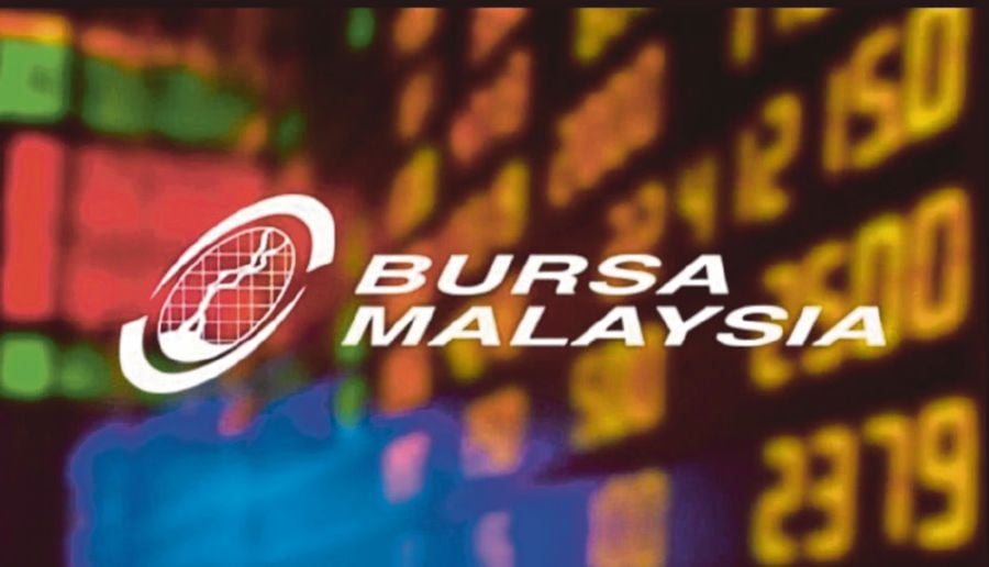 Bursa Malaysia ended trading in the red today despite some buying activities towards the end of the trading session.