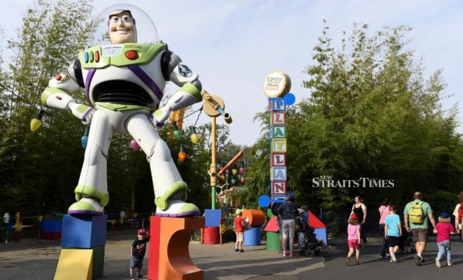 Buzz Lightyear, best known for saying "to infinity and beyond" is giving Malaysian audiences a miss this time (AFP)