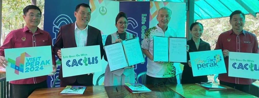Chuan Sin Sdn Bhd, a bottled water manufacturer, has signed a Memorandum of Understanding (MoU) with Tourism Perak Management Bhd.