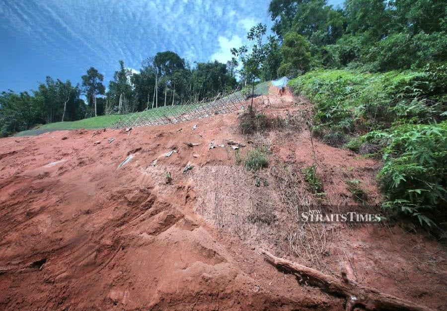 Uncontrolled clearing of hillslopes increased risk of flash floods, murky rivers and landslides. - NSTP/EIZAIRI SHAMSUDIN