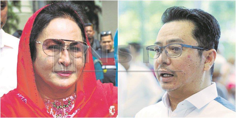 (File pix) Datin Seri Rosmah Mansor and Datuk Rizal Mansor