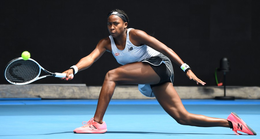 Japan's Osaka makes winning return, sets up Gauff showdown