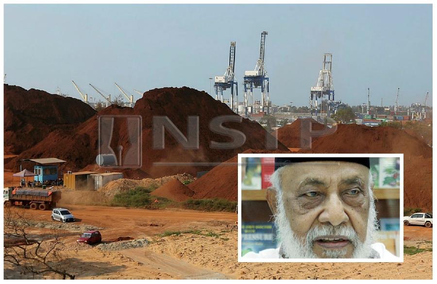 SAM president S.M. Mohamed Idris (inset) said while the ministry was responsible for regulating the mining industry, including bauxite, it does not have the jurisdiction and authority to regulate the environmental impacts of such mining activities. NSTP