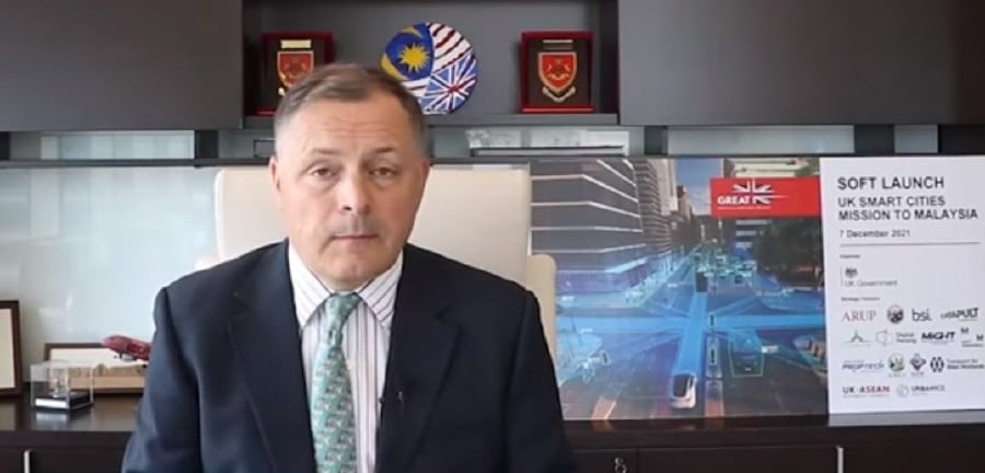 British High Commissioner to Malaysia Charles Hay said smart cities development and technology is a new growth area in UK-Malaysia bilateral trade. 