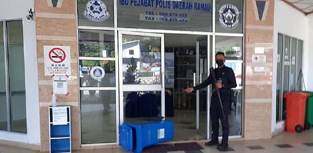 Ranau Couple Detained For Damaging Police Property