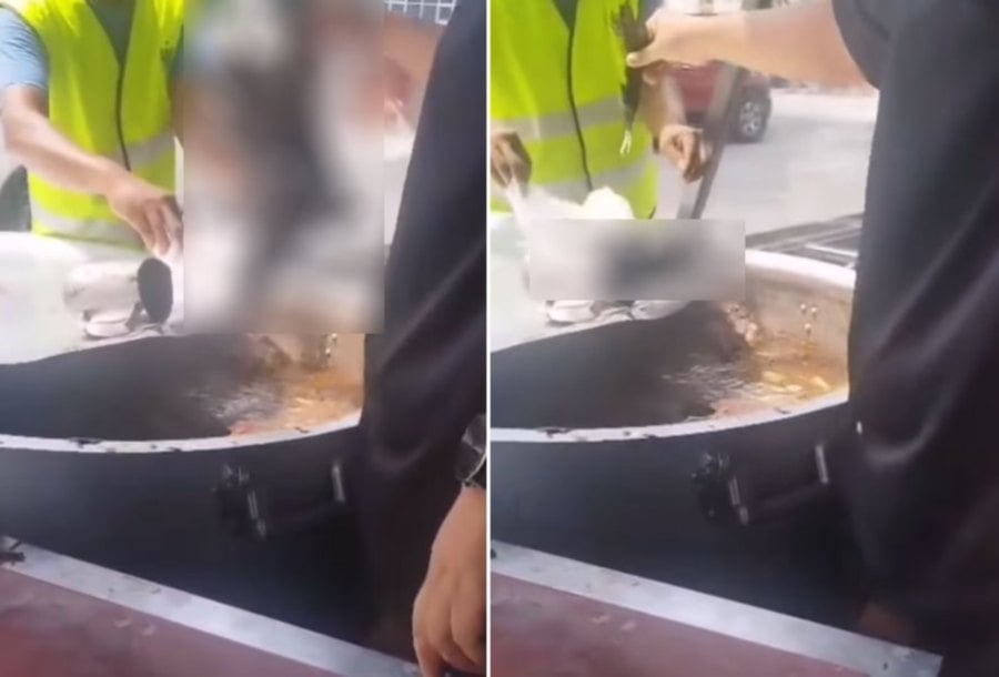  A Crow Sharpshooter (Ops CroSS) operation on mainland Penang yesterday saw a restaurant owner sustain nearly RM2,000 in losses when a crow fell into a big pot of soup on his premises. - Pic credit IG updateinfo1