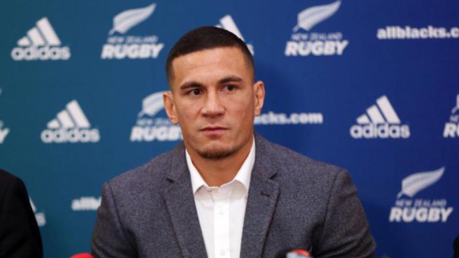 Sonny Bill Williams will be allowed to wear Super Rugby or All Blacks jerseys from which bank logos have been removed. AFP