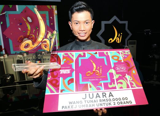 Da I Niezal Wins 4th Season Of Tv3 S Da I Pendakwah Nusantara