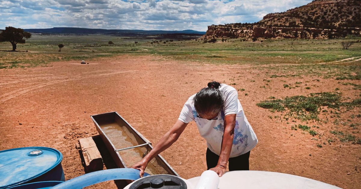 In Navajo Nation, pandemic exposes water crisis and health disparities - New Straits Times