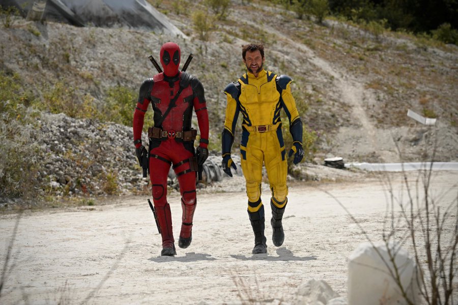 Ryan Reynolds and Hugh Jackman during the ‘Deadpool & Wolverine’ movie shooting. - Pic credit X @deadpoolmovie