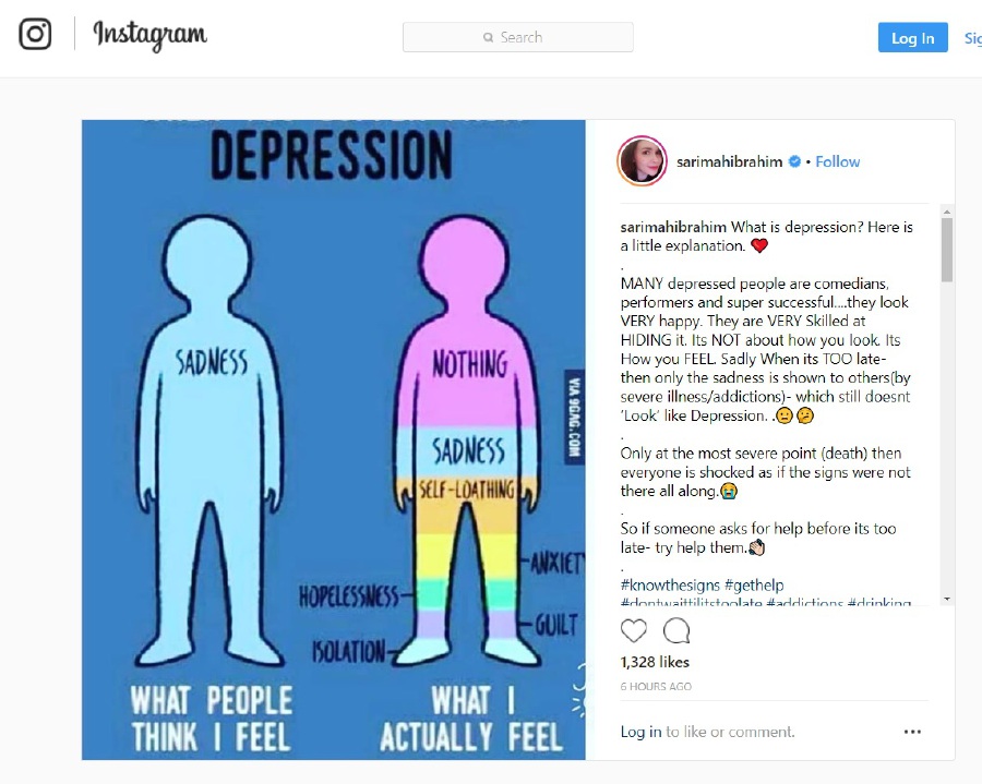 pic from instagram - people to follow on instagram for depression