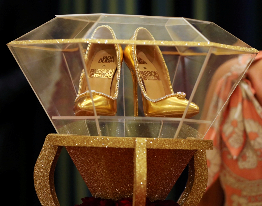 Image result for Worldâ€™s most expensive shoes go on sale in Dubai for $17 million