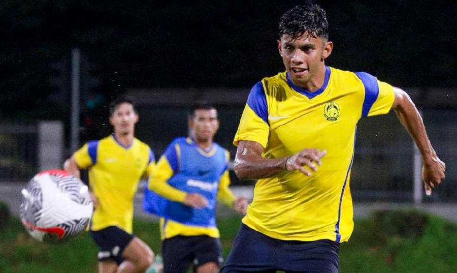 Penang FC defender Muhammad Adib Abdul Ra’op received his maiden call up to the National squad’s centralised training camp ahead of the 2026 World Cup/2027 Asia Cup Qualifiers, as he revealed that he was pleasantly surprised that National head coach Kim Pan Gon has been monitoring his performance. — PIC COURTESY OF FAM’S FACEBOOK