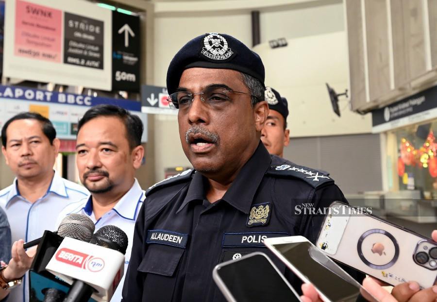 City police chief, Datuk Seri Allaudeen Abdul Majid. -- NSTP Filepic