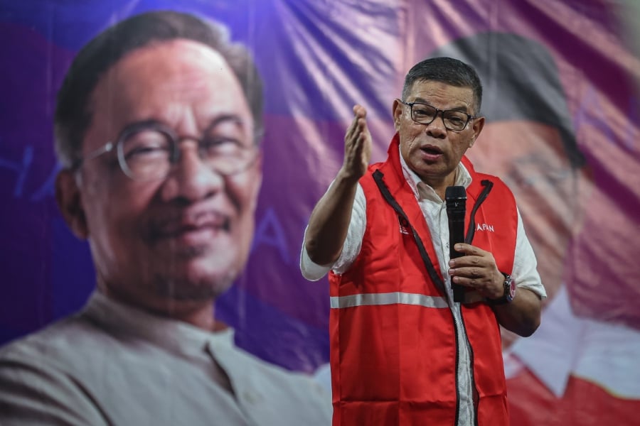 NIBONG TEBAL: PKR secretary-general Datuk Seri Saifuddin Nasution said that if voters in Sungai Bakap continue to choose PN as their representative, it would make no difference to the area. — BERNAMA