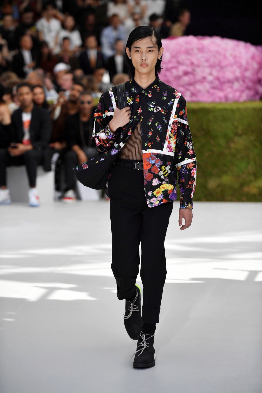 Flower power takes hold at Dior in break from menswear past