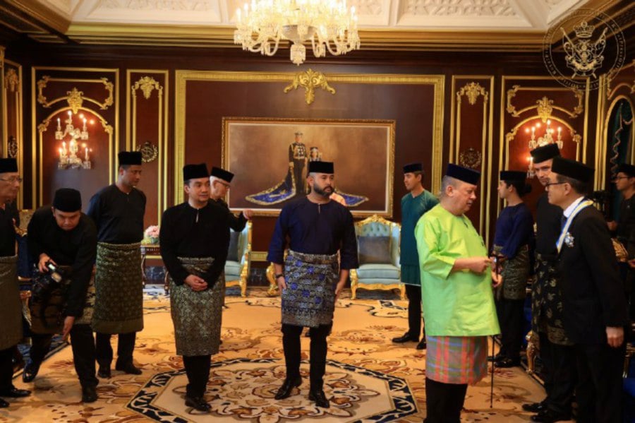 Sultan of Johor confers Datoships to four individuals | New Straits ...