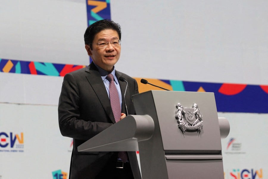 Singapore's Deputy Prime Minister and Minister for Finance Lawrence Wong. - REUTERS PIC