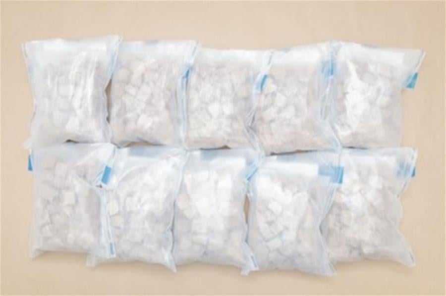 Singapore Immigration and Checkpoints Authorities (ICA) seized more than 4.7kg of heroin from a Malaysia-registered vehicle at the Woodlands Checkpoint on Saturday. - Pic courtesy of ICA.