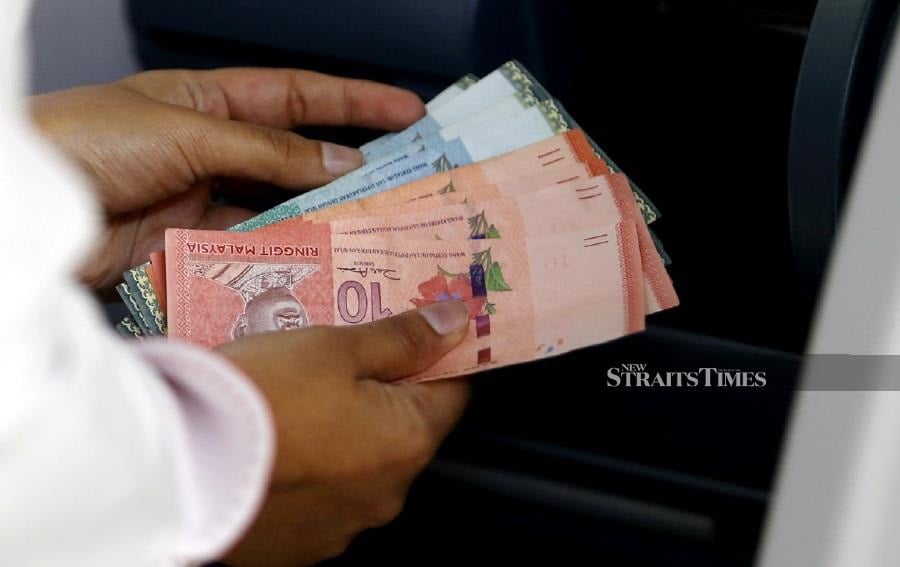 The ringgit eased against the US dollar at the opening today on better demand for the greenback amid firmer US Treasury yields.