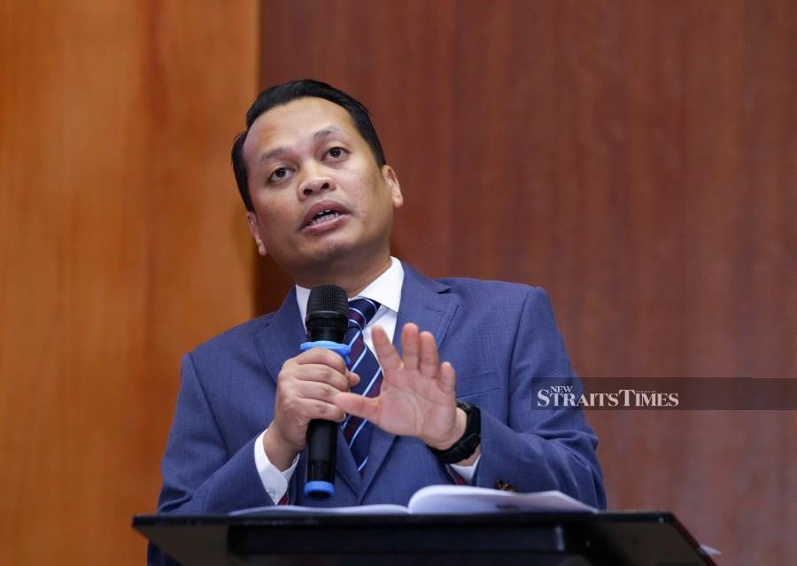 Natural Resources and Environmental Sustainability Minister, Nik Nazmi Nik Ahmad. -- NSTP Filepic
