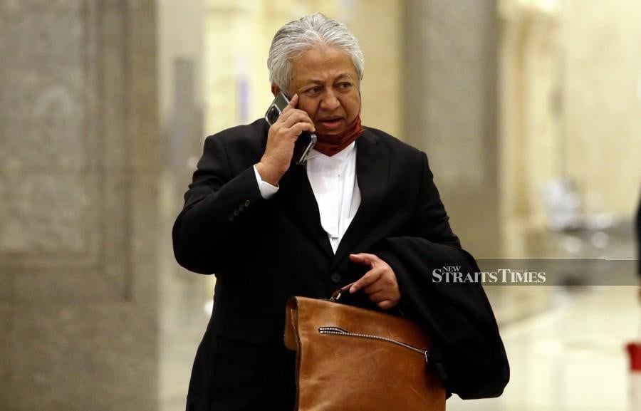Datuk Mohd Zaid Ibrahim seen at the Federal Court in Putrajaya on August 18, 2022. - NSTP/MOHD FADLI HAMZAH