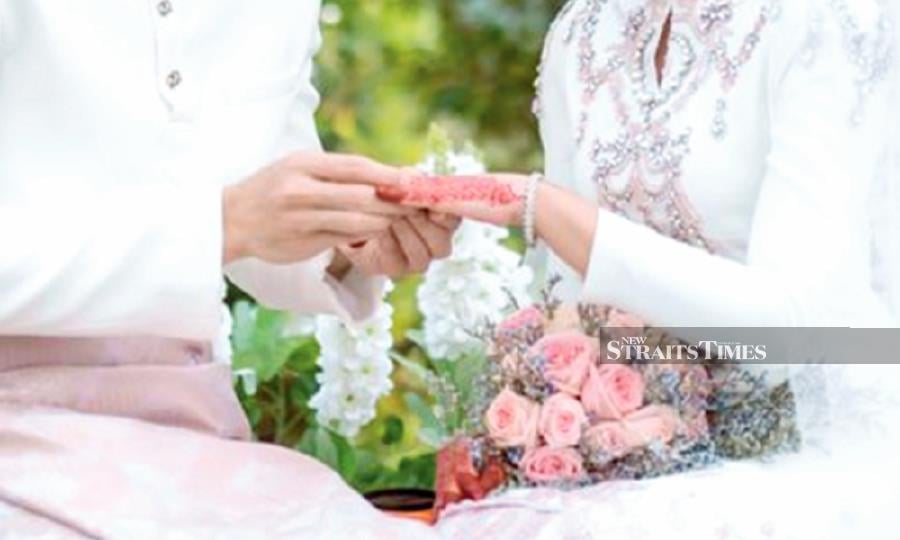 A statement from the state Islamic Development, Dakwah, Information and Regional Relations office said the Kelantan Islamic Religious Affairs Department denies the existence of such marriages. - NSTP file pic, for illustration purposes only 