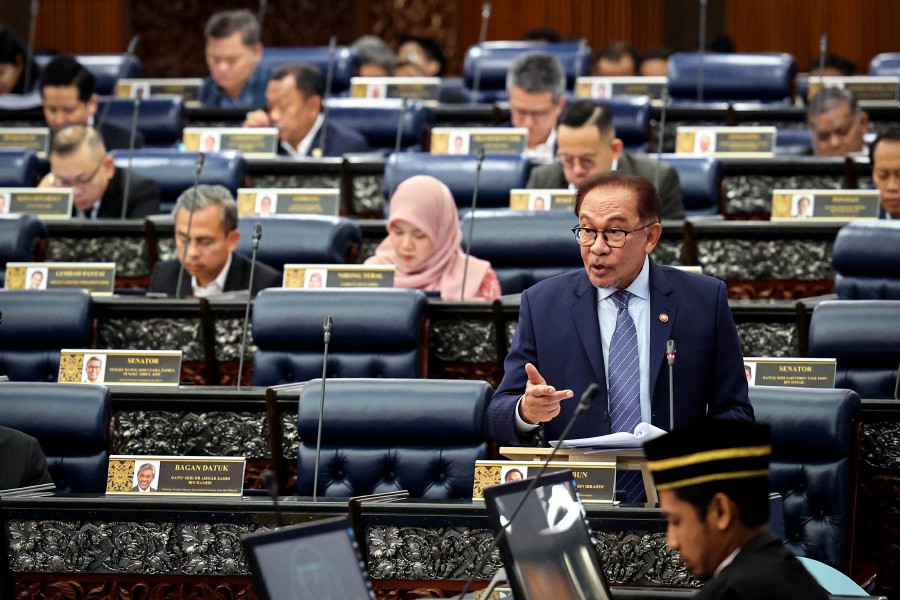 Prime Minister Datuk Seri Anwar Ibrahim says the government is standing by its strong stand that Palestinians must be given proper justice based on international law. - BERNAMA PIC