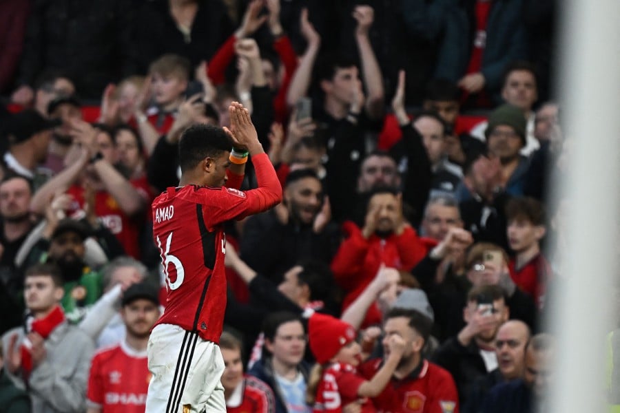 United have not won the Premier League since 2013 and currently sit in sixth place, although they are through to the FA Cup semi-finals after beating Liverpool on Sunday.- AFP PIC