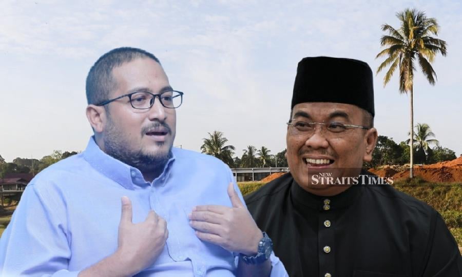Shaiful Hazizy (left) has challenged Kedah Menteri Besar Datuk Seri Muhammad Sanusi Md Nor to take legal action against allegations of financial mismanagement of state-owned Kedah Agro Holdings Bhd.
