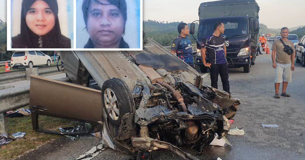 Couple killed, children seriously hurt in LPT2 crash | New Straits Times