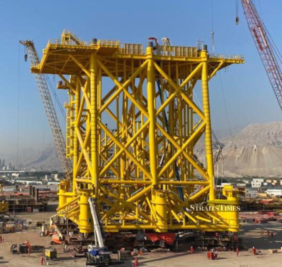 Eversendai Corporation Bhd's wholly-owned Eversendai Offshore has loaded out the foundation jacket structure for the 700-megawatt high voltage alternating current offshore Beta topside platform for the Hollandse Kust (Zuid) Offshore wind farm in the Netherlands. 