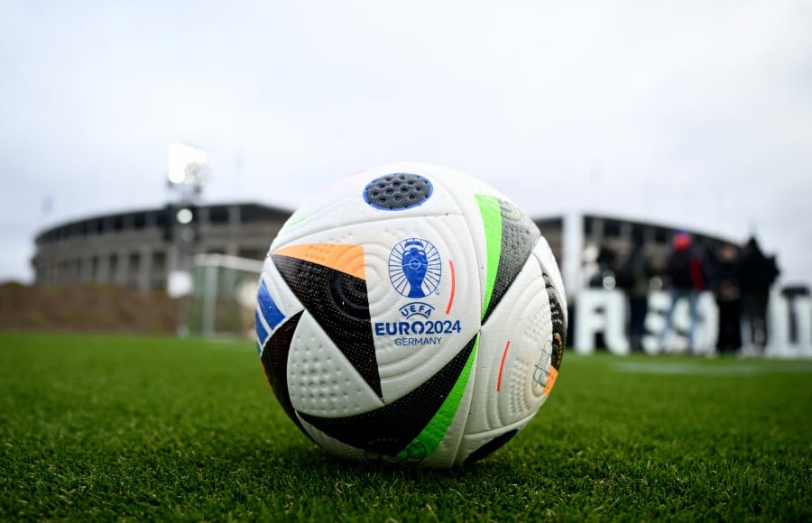 ‘Fussballliebe’, the official Match Ball of Euro 2024. - REUTERS PIC