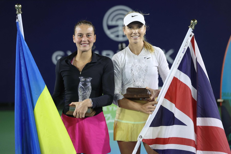 Britain's Boulter beats Kostyuk in WTA San Diego final New Straits