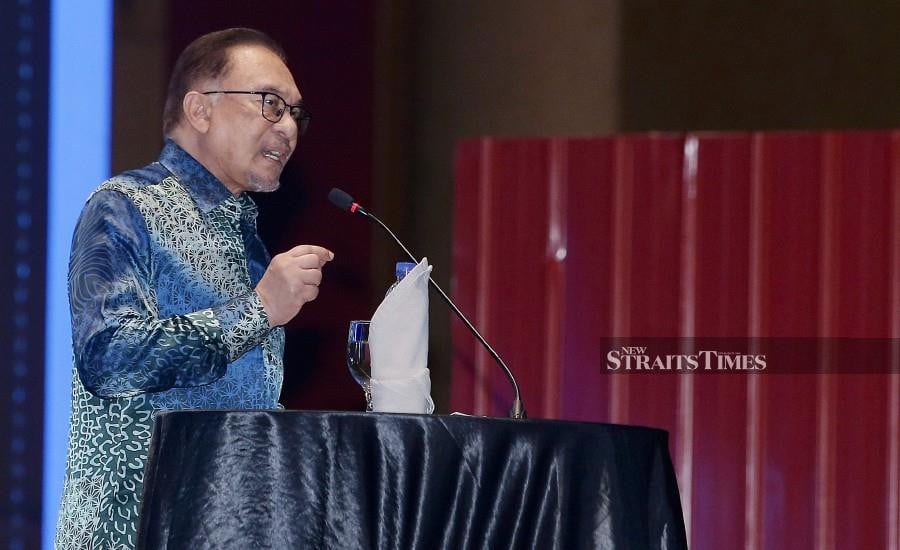 Datuk Seri Anwar Ibrahim became the second prime minister to head a government that included Pakatan Harapan. - NSTP/MOHD FADLI HAMZAH