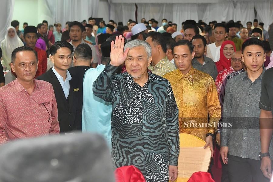 Umno is not a peninsular-based party but is more to a national one, said its president Datuk Seri Ahmad Zahid Hamidi. Pic by Mohd Adam Arinin