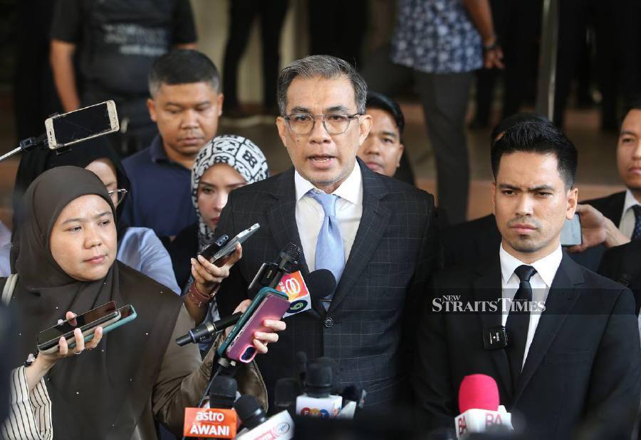 Lawyer Fahmi Abd Moin during a press conference after Zayn Rayyan Abdul Matiin’s parents, Zaim Ikhwan Zahari and Ismanira Abdul Manaf were jointly charged at the Sessions Court today with neglect of their 6-year-old son which may have caused him physical injury last year. NSTP/Mohd Shahril Badri Saali