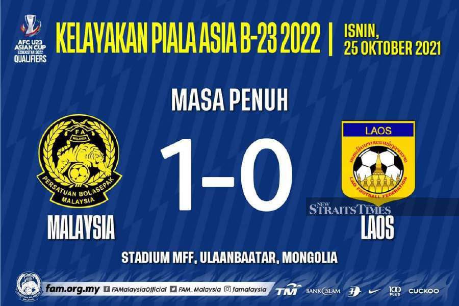 Malaysia vs mongolia u23 2021