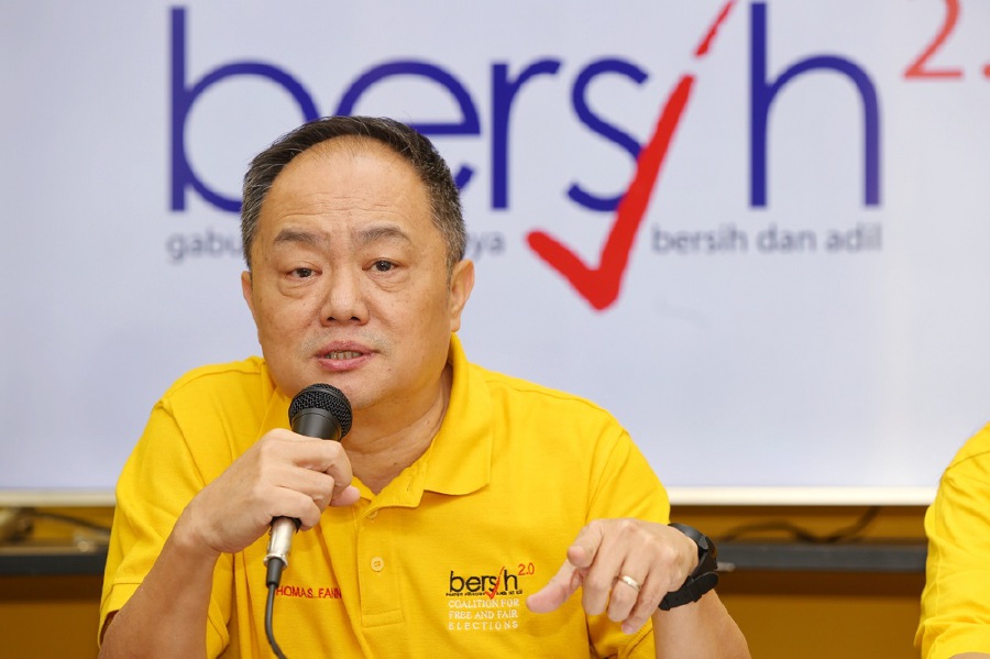 The Coalition for Clean and Fair Elections (Bersih) chairman Thomas Fann has tendered his resignation with a two-month notice.- NSTP file pic