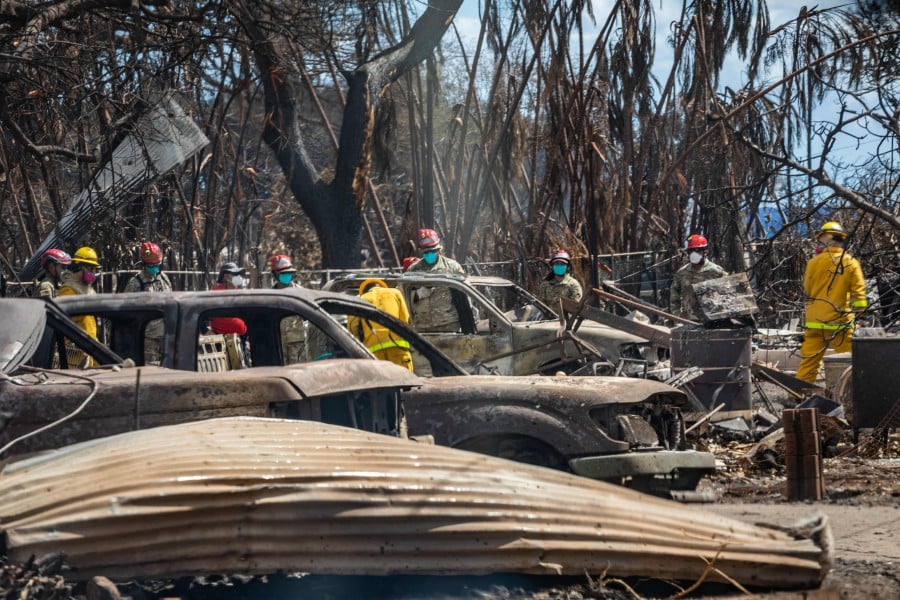 Biden to visit Hawaii as first wildfire victims named | New Straits ...