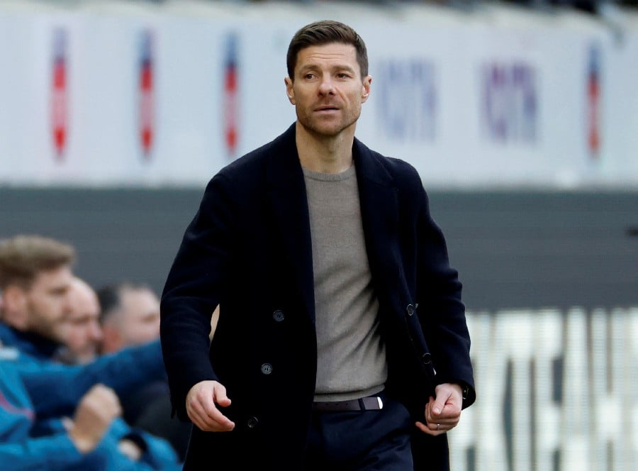 Bayer Leverkusen coach Xabi Alonso has been linked to several European giants following his impressive performance in the Bundesliga. - REUTERS PIC